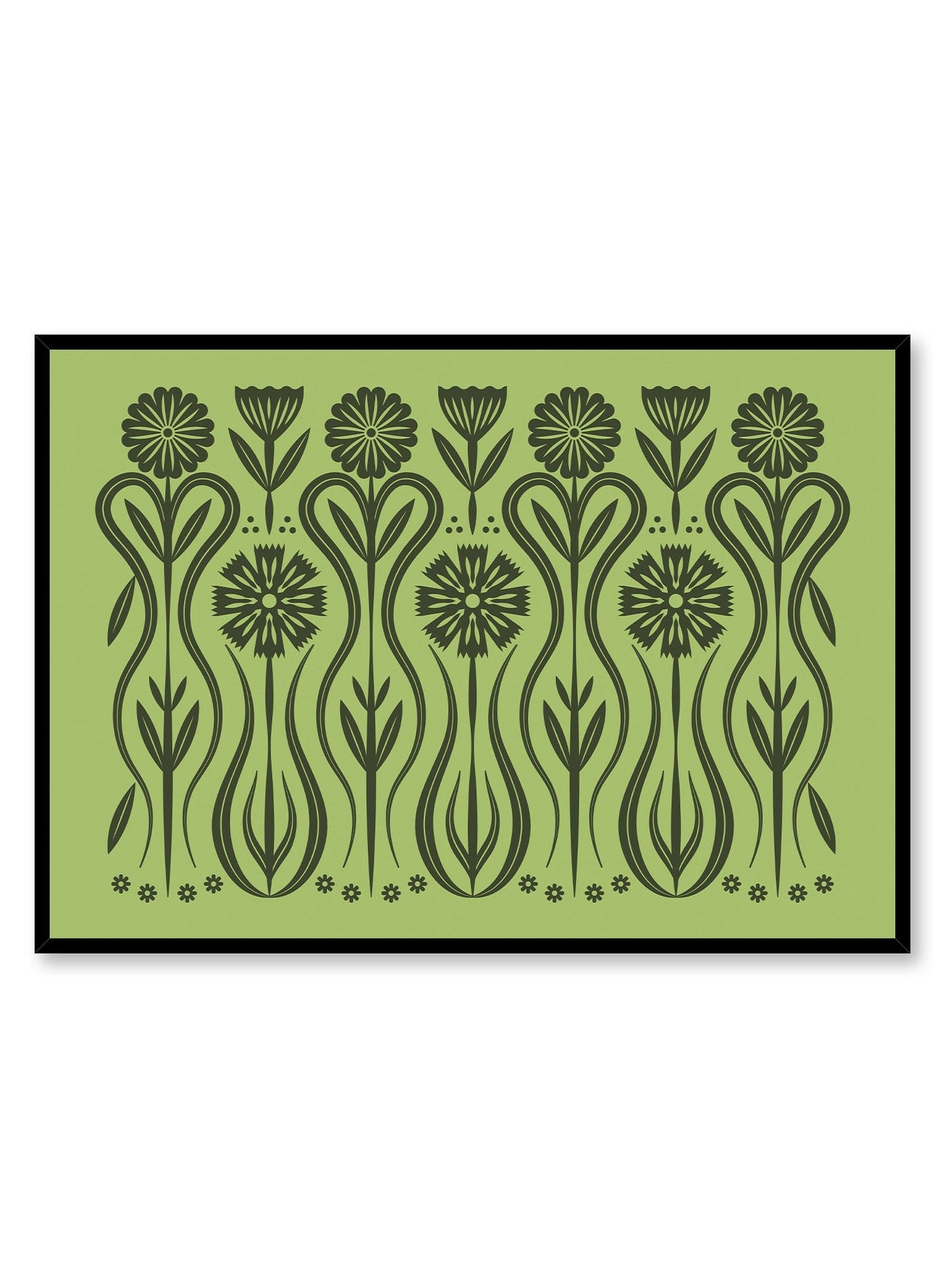 Emerald Blooms, Poster